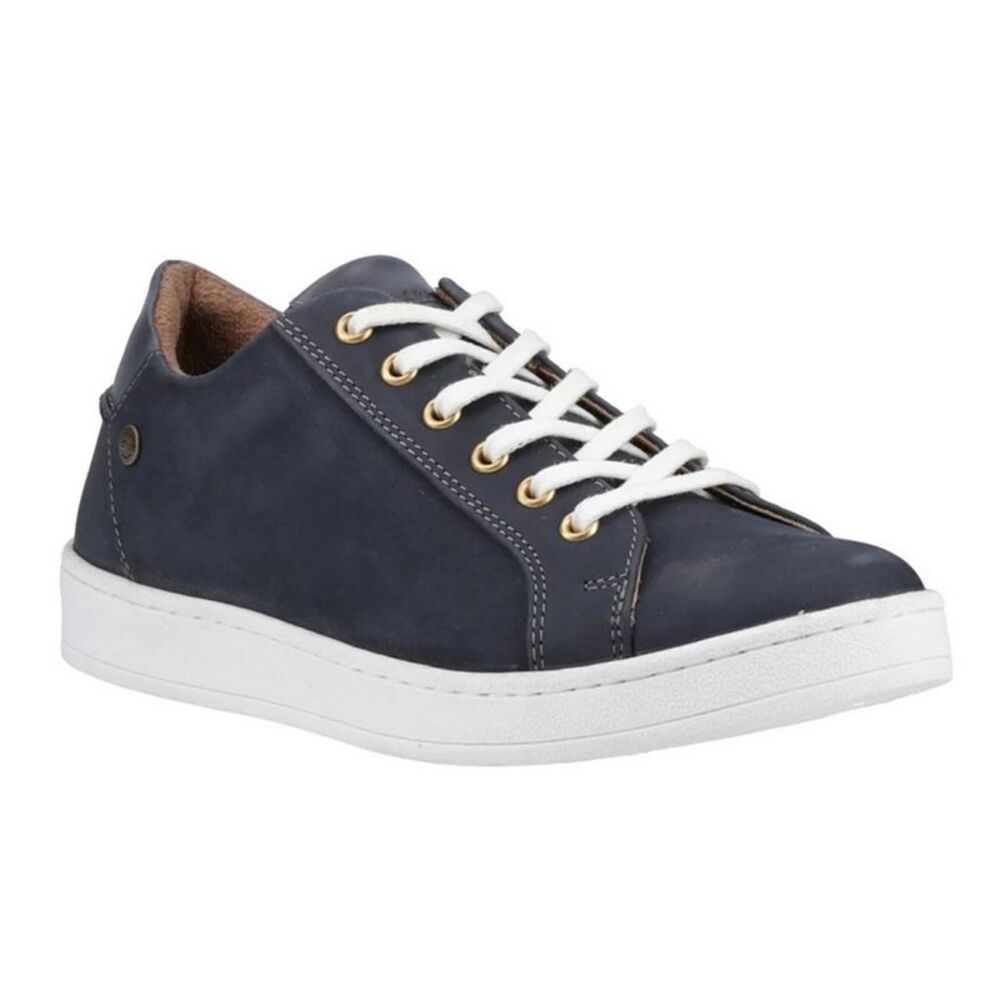 Cotswold Mens Radcot Leather Sneakers / Navy